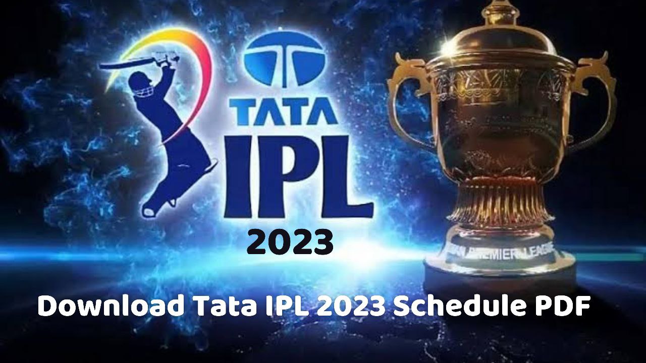 Tata IPL Schedule PDF